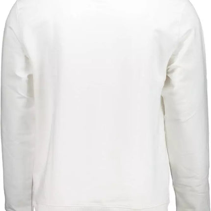 White Cotton Men Sweater