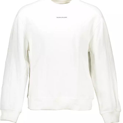 White Cotton Men Sweater