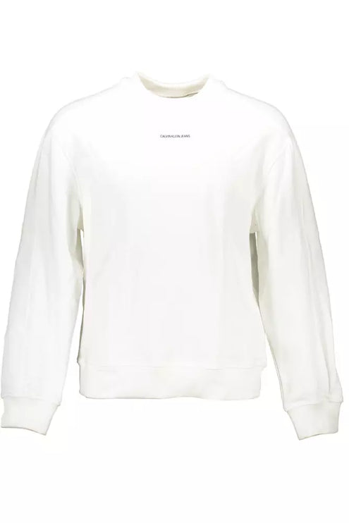 White Cotton Men Sweater