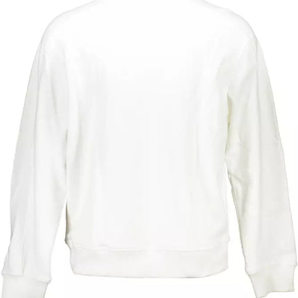 White Cotton Men Sweater