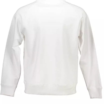 White Cotton Men Sweater