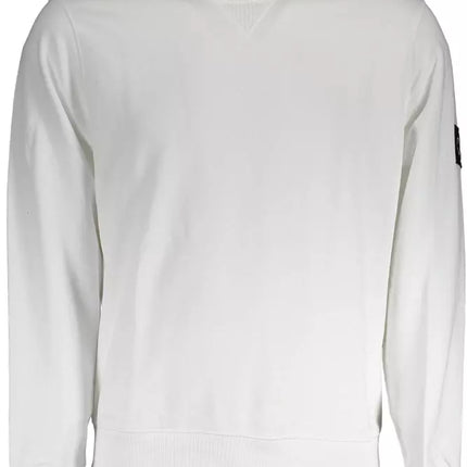 White Cotton Men Sweater