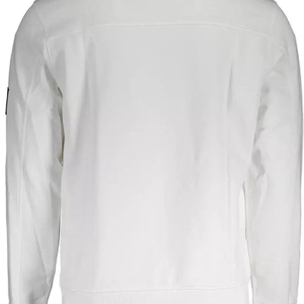 White Cotton Men Sweater