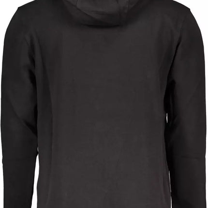 Black Cotton Men Sweater