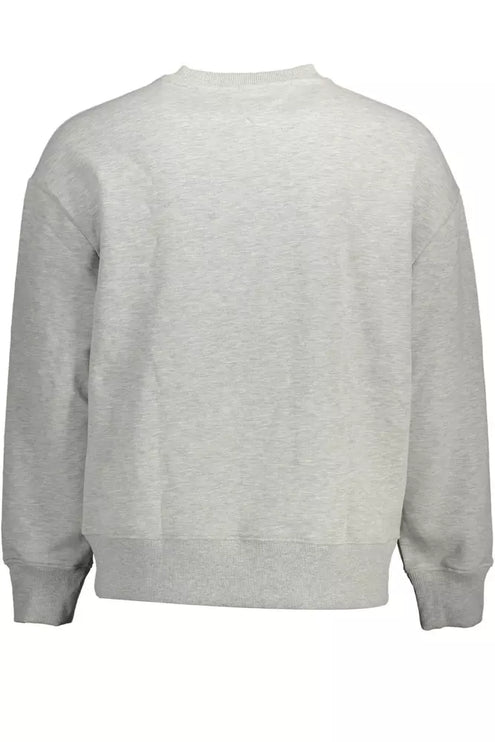 Gray Cotton Men Sweater