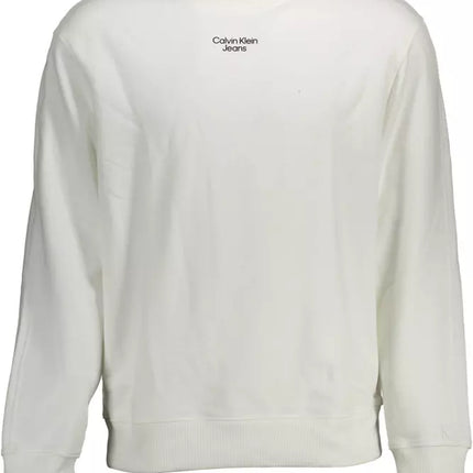 White Cotton Men Sweater