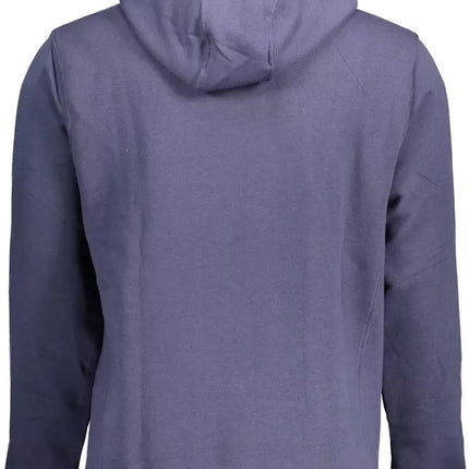 Blue Cotton Men Sweater