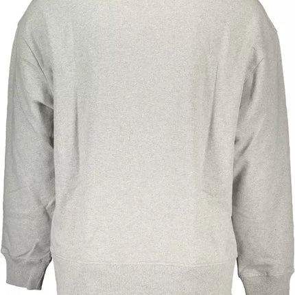 Gray Cotton Men Sweater