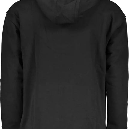 Black Cotton Men Sweater