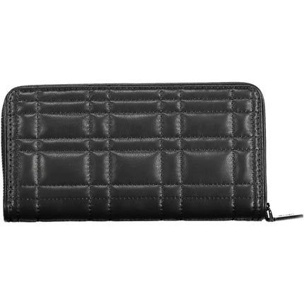 Black Polyester Women Wallet