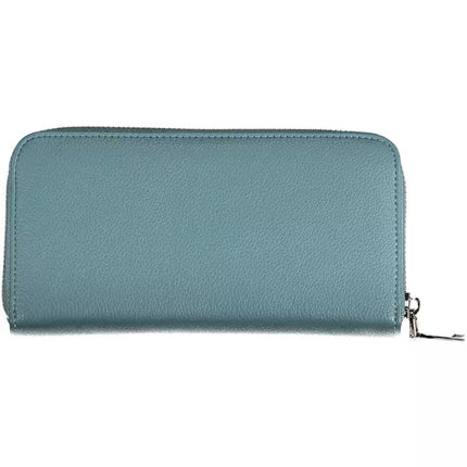 Blue Polyethylene Women Wallet