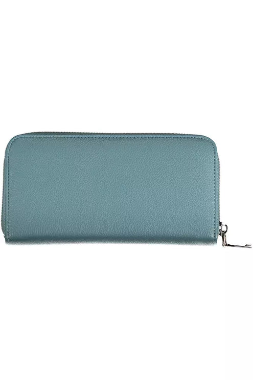 Blue Polyethylene Women Wallet