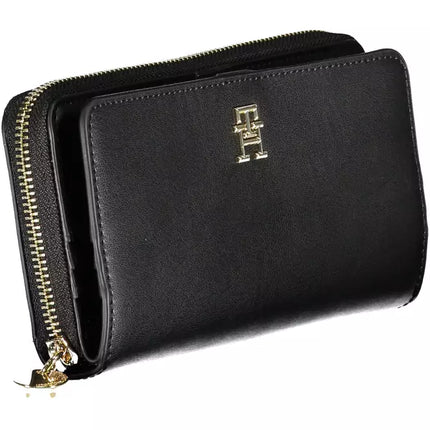 Black Polyethylene Women Wallet