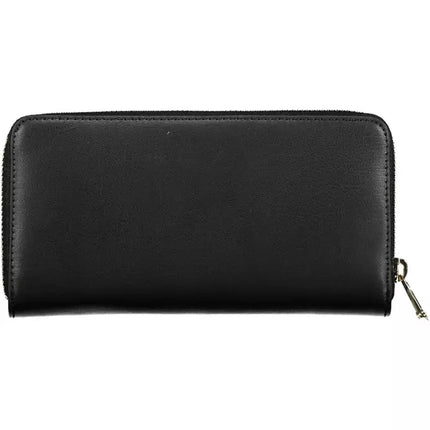 Black Polyethylene Women Wallet