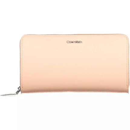 Pink Polyethylene Women Wallet