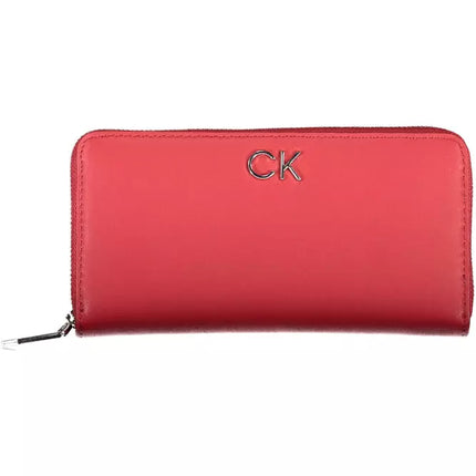 Red Polyethylene Women Wallet