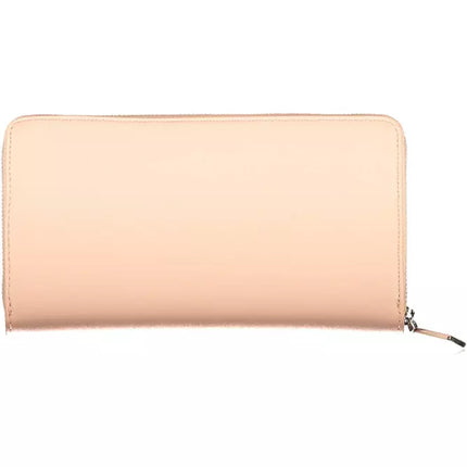 Pink Polyethylene Women Wallet