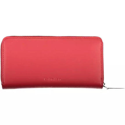 Red Polyethylene Women Wallet