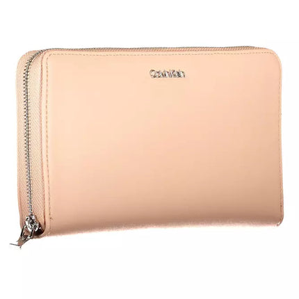 Pink Polyethylene Women Wallet