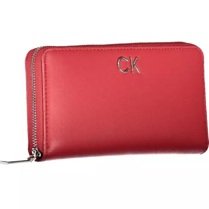 Red Polyethylene Women Wallet