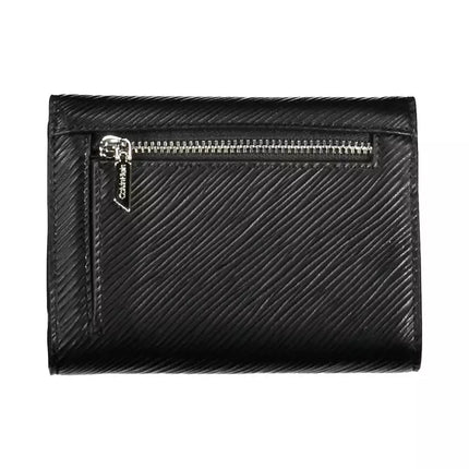 Black Polyethylene Women Wallet