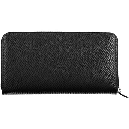 Black Polyethylene Women Wallet