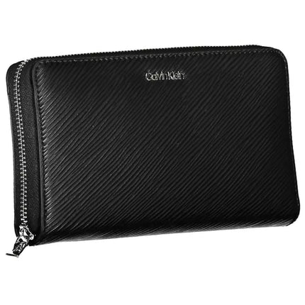 Black Polyethylene Women Wallet