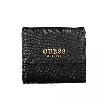 Black Polyethylene Women Wallet