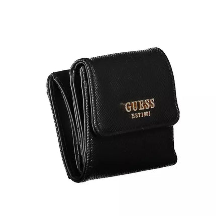 Black Polyethylene Women Wallet