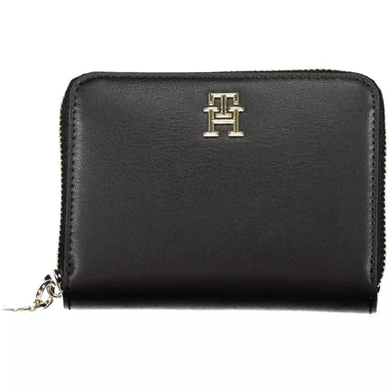 Black Polyethylene Women Wallet