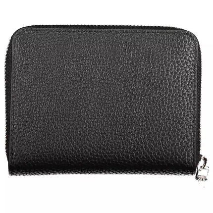 Black Polyethylene Women Wallet