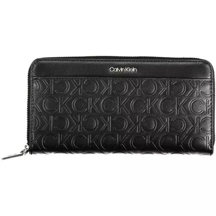 Black Polyethylene Women Wallet