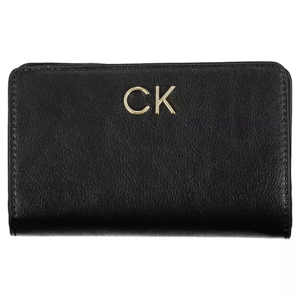 Black Polyethylene Women Wallet