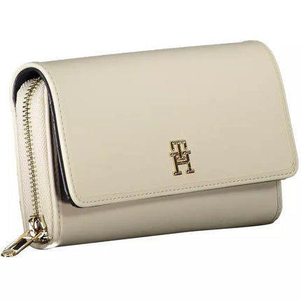 White Polyethylene Women Wallet