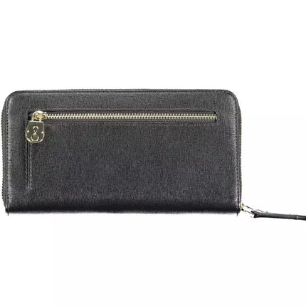 Black Polyethylene Women Wallet