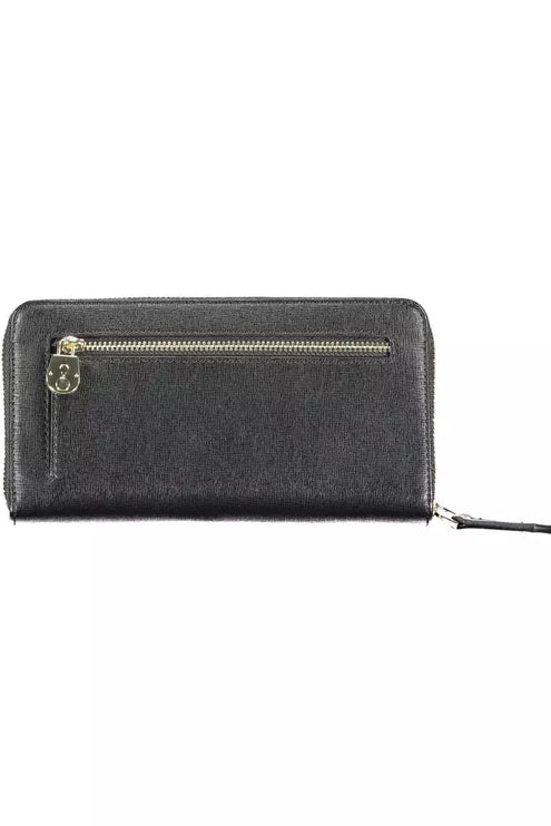 Black Polyethylene Women Wallet