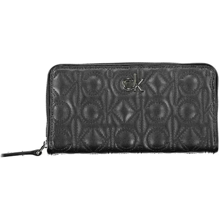 Black Polyethylene Women Wallet