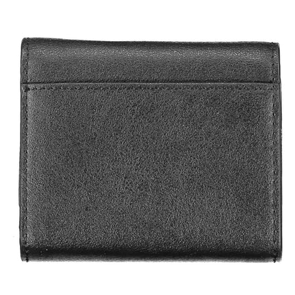 Black Polyvinylchloride Women Wallet