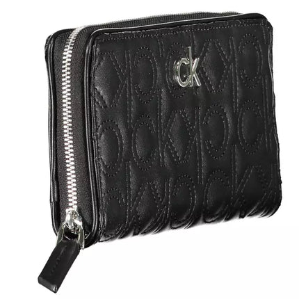 Black Polyethylene Women Wallet