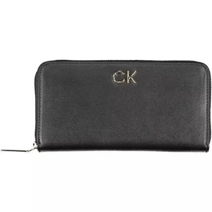 Black Polyethylene Women Wallet