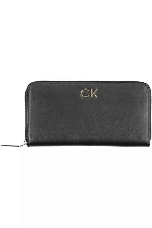 Black Polyethylene Women Wallet