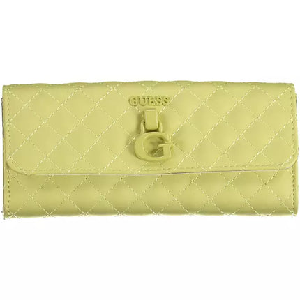 Yellow Polyethylene Women Wallet