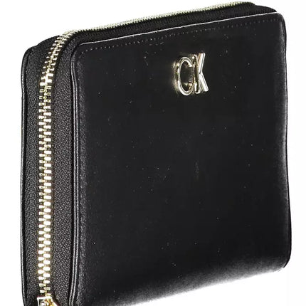 Black Polyethylene Women Wallet