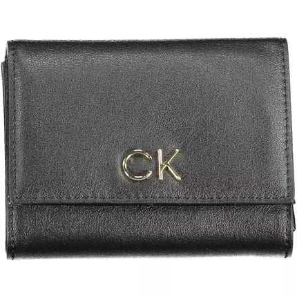 Black Polyethylene Women Wallet