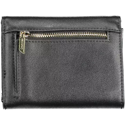 Black Polyethylene Women Wallet