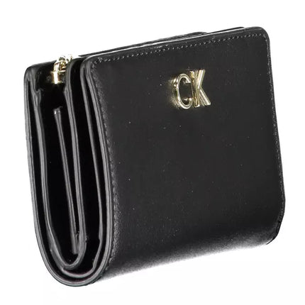 Black Polyethylene Women Wallet