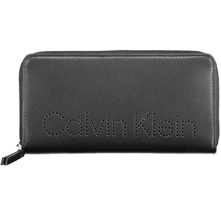 Black Polyethylene Women Wallet