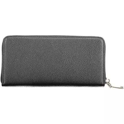 Black Polyethylene Women Wallet