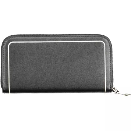 Black Polyethylene Women Wallet