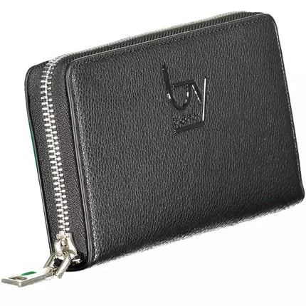 Black Polyethylene Women Wallet